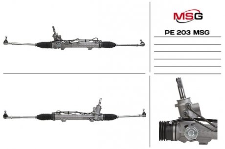 Рулевая рейка с ХПК новая PEUGEOT 206 98-09 TRW MSG PE203