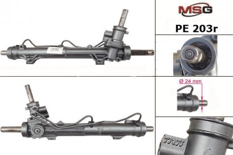 Рулевая рейка с ХПК восстановлена PEUGEOT 206 98-09 TRW MSG PE203R (фото 1)