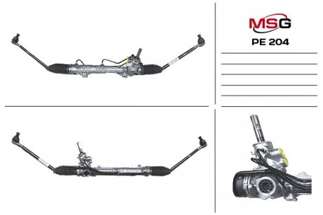 Рулевая рейка с ХПК новая PEUGEOT 307 00-09, CITROEN C4 04- KOYO MSG PE204 (фото 1)