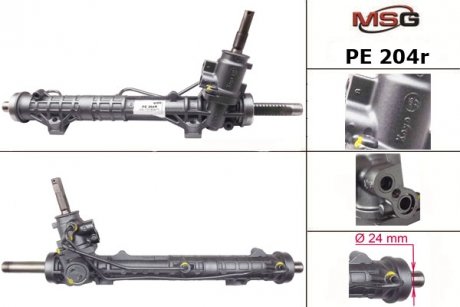 Рулевая рейка с ХПК восстановлена PEUGEOT 307 00-09, CITROEN C4 04- KOYO MSG PE204R