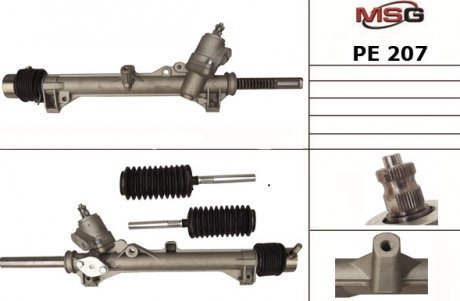 Рульова рейка з ГПК нова PEUGEOT 405 1987-1993 MSG PE207