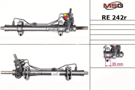 Рульова рейка з ГПК відновлена RENAULT MEGANE 96-03 MSG RE242R