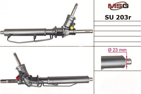 Рулевая рейка с ХПК восстановлена SUBARU Forester S11 2003-2007 MSG SU203R