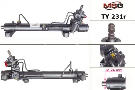 Рульова рейка з ГПК відновлена TOYOTA AVENSIS (T25_) 03-08,AVENSIS седан (T25) 03-08 MSG TY231R