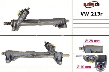 Рулевая рейка с ХПК восстановлена VW TRANSPORTER IV 90-03 MSG VW213R