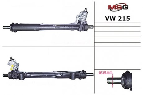 Рулевая рейка с ХПК новая AUDI Q7 (4L) 06-;PORSCHE CAYENNE (955) 02-;VW TOUAREG (7LA, 7L6, 7L7) 02-10 MSG VW215