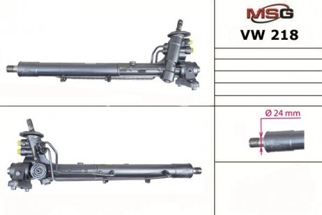 Рульова рейка з ГПК нова VW Caddy III 04-15 MSG VW218 (фото 1)