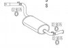 Глушник вихлопних газів (кінцевий) MTS 0167800 (фото 1)