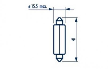 Лампа C21W 12V 21W SV 8,5 NARVA 17634