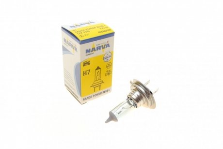 Автолампа Range Power Blue+ H7 PX26d 55 W прозрачная NARVA 486383000