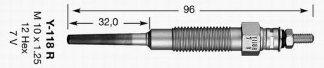 СВЕЧКА РАЗЖАРЕНИЯ NGK 2187