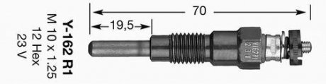 Свічка розжарювання NGK 2431