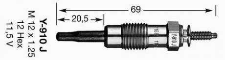 СВЕЧКА РАЗЖАРЕНИЯ NGK 3617