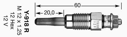 СВЕЧКА РАЗЖАРЕНИЯ NGK 4182