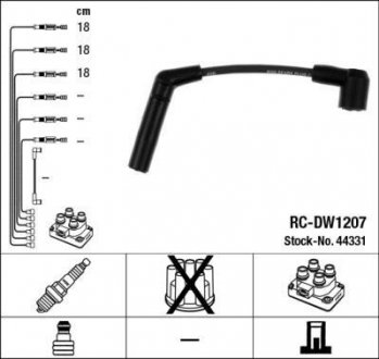 Комплект электропроводки NGK 44331