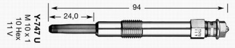 СВЕЧКА РАЗЖАРЕНИЯ NGK 4694