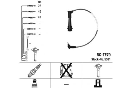 Кабели зажигания NGK 5381