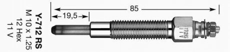 СВЕЧКА РАЗЖАРЕНИЯ NGK 6140