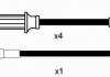 Дроти запалення, набір NGK 8268 (фото 2)