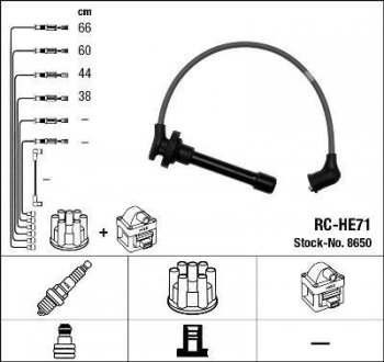 Проволока зажигания, набор NGK 8650