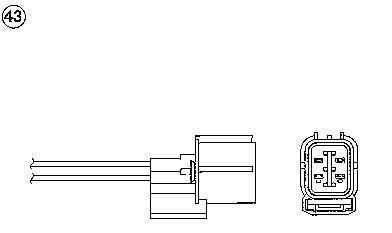 Лямбда-зонд NGK OZA660EE18