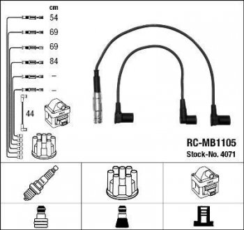 Проволока зажигания, набор NGK RCMB1105