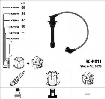 Проволока зажигания, набор NGK RCNX11