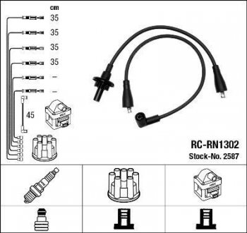 Дроти запалення, набір NGK RCRN1302