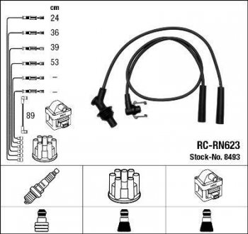 Проволоки зажигания NGK RCRN623