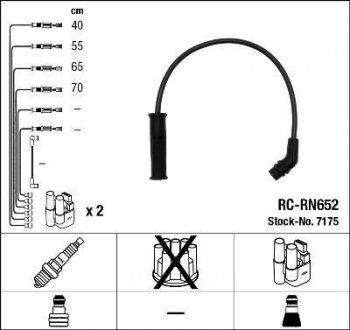 Проволоки зажигания NGK RCRN652