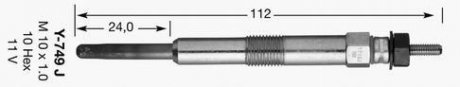 СВЕЧКА РАЗЖАРЕНИЯ NGK Y749J