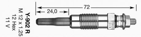 СВЕЧКА РАЗЖАРЕНИЯ NGK Y902R