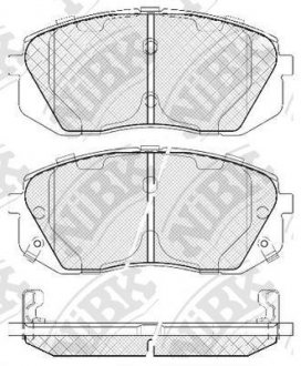 КОЛОДКИ ГАЛЬМ. NiBK PN0052