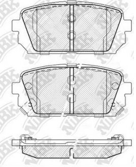 Колодки гальм. NiBK PN0426