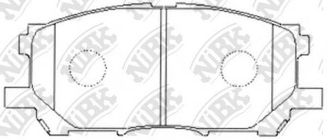 КОЛОДКИ ГАЛЬМ. NiBK PN1497