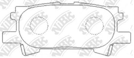 КОЛОДКИ ГАЛЬМ. NiBK PN1498