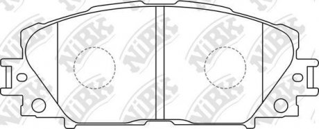 КОЛОДКИ ГАЛЬМ. NiBK PN1508