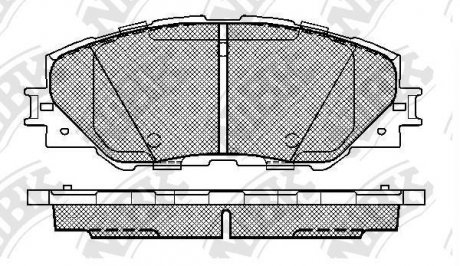 КОЛОДКИ ГАЛЬМ. NiBK PN1530