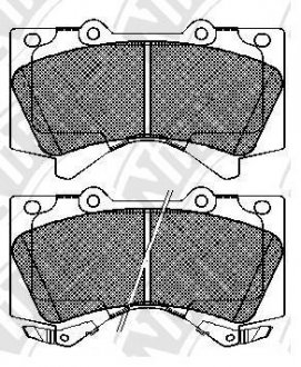 Колодки гальм. NiBK PN1541