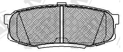 Колодки гальм. NiBK PN1542