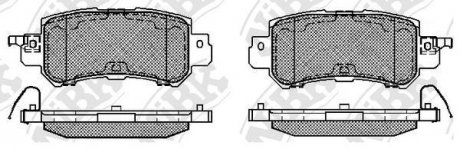 КОЛОДКИ ГАЛЬМ. NiBK PN25001