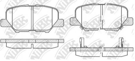 КОЛОДКИ ГАЛЬМ. NiBK PN25003