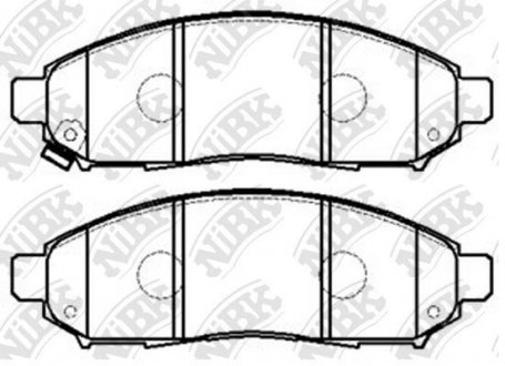 Колодки гальм. NiBK PN2517
