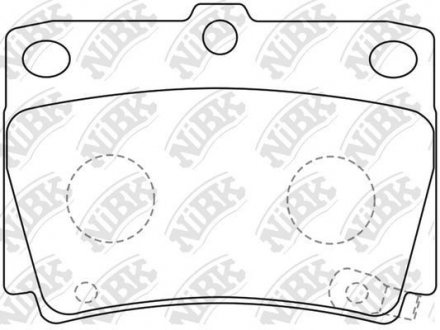КОЛОДКИ ГАЛЬМ. NiBK PN3391