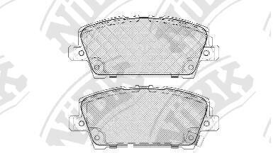 Колодки гальм. NiBK PN8866