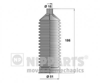 Пыльник рулевого механизма NIPPARTS J2840506