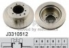 Тормозной диск NIPPARTS J3310512 (фото 1)