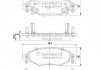 Гальмівні колодки, дискове гальмо (набір) NIPPARTS J3602113 (фото 1)