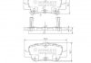 Гальмівні колодки, дискове гальмо (набір) NIPPARTS J3612033 (фото 1)