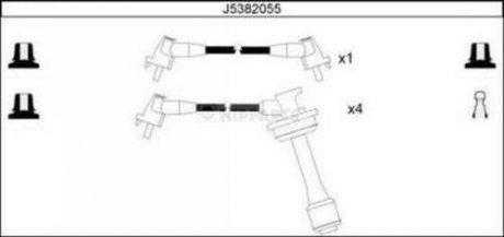 Проволока зажигания, набор NIPPARTS J5382055